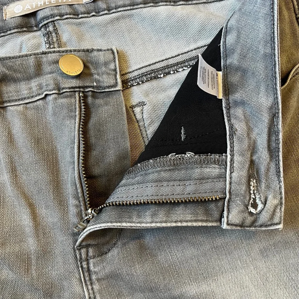 Athleta Gray Skinny Jeggings Size 10
